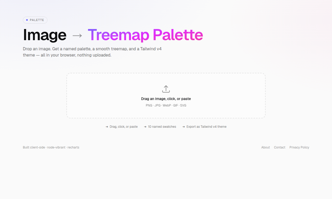 Palette screenshot